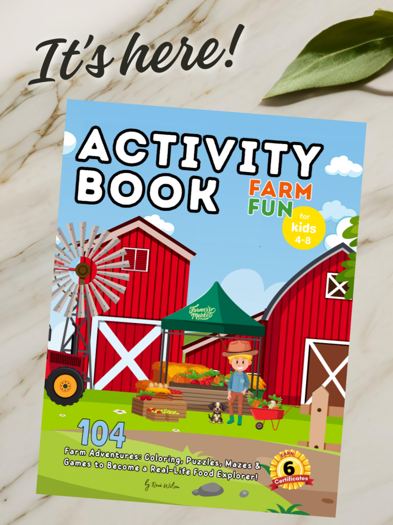 I'm so excited to share my Farm Fun Coloring & Activity Book!
